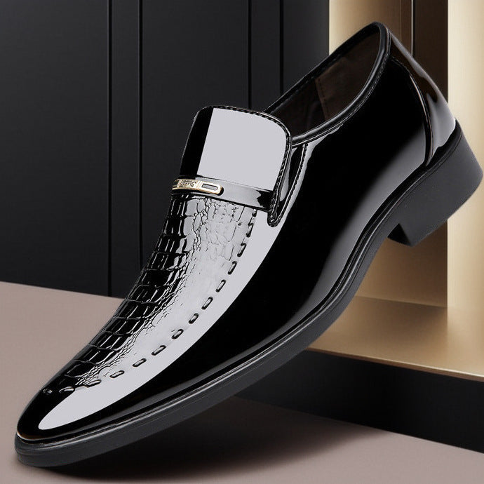 Men’s Pointed Formal Leather Shoes Korean Style