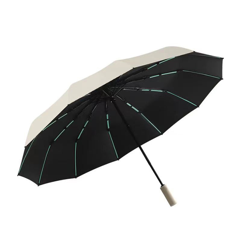 60-Bone Full-Automatic Rain and Sunlight Foldable Umbrella