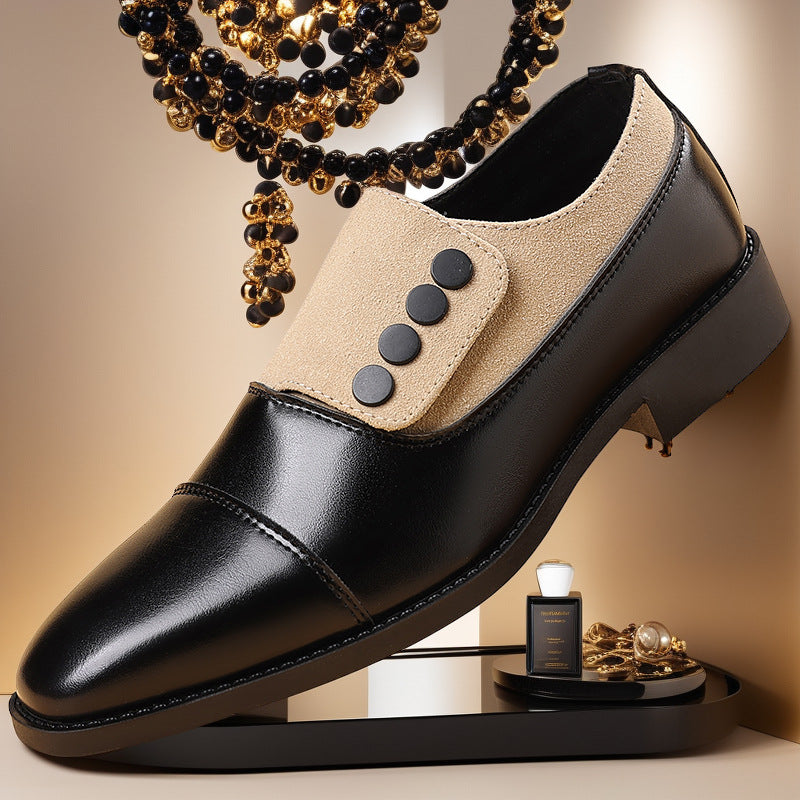 Men’s British Style Casual Leather Shoes Breathable