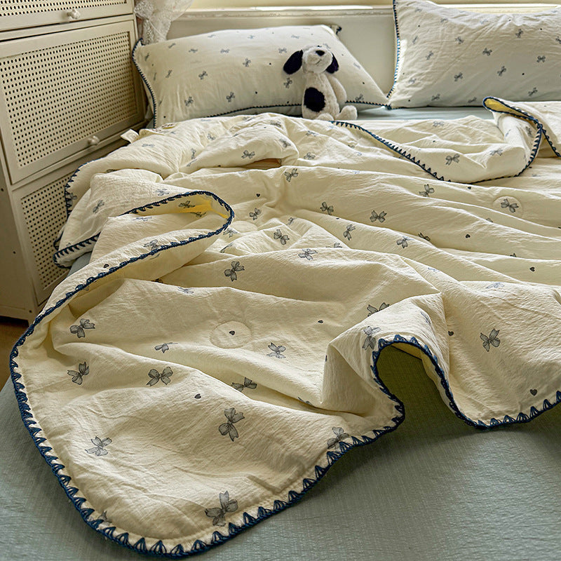 Class A Skin-friendly Knitted Cotton Summer Quilt & Bedding