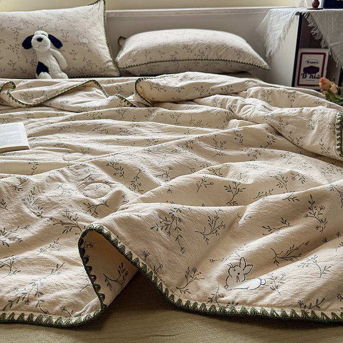Class A Skin-friendly Knitted Cotton Summer Quilt & Bedding