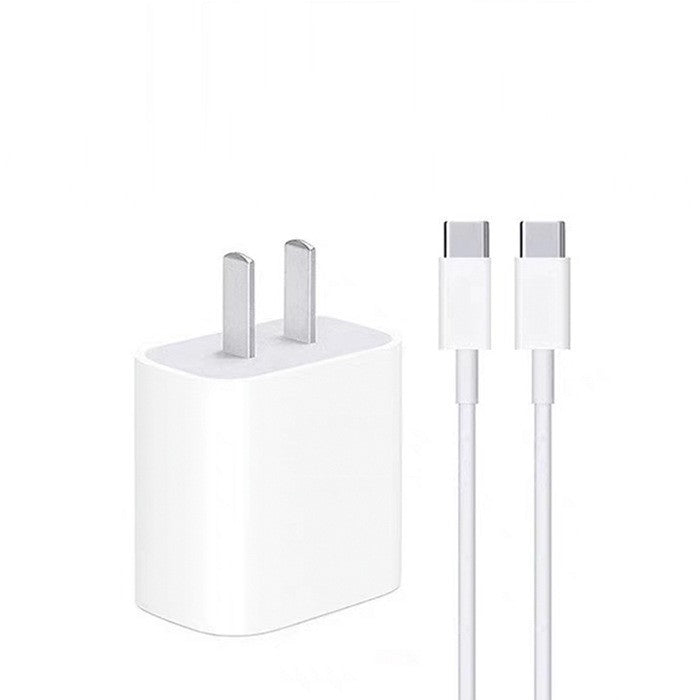 iPhone 15 20W PD Fast Charger & Dual Type-C Cable