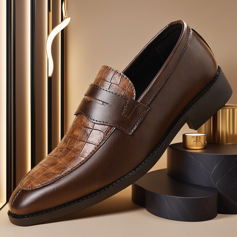Men’s British Korean Style Formal Leather Shoes