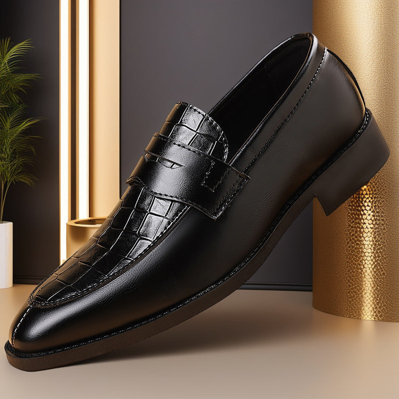 Men’s British Korean Style Formal Leather Shoes