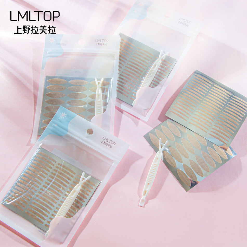 120-Pc Lace Eyelid Patch | Natural Mesh Traceless Set
