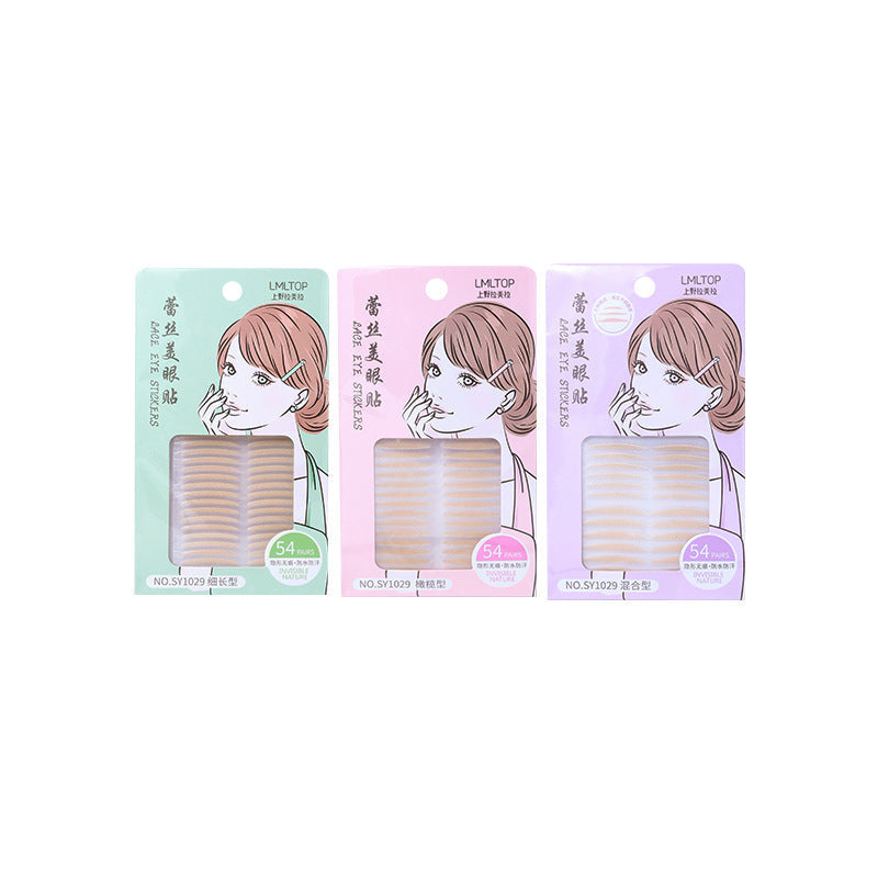 54-Pair Lace Eyelid Stickers | SY1029 Invisible