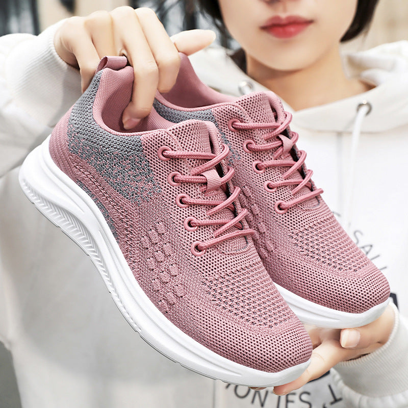 Lightweight Breathable Mesh Fly Knit Sneakers