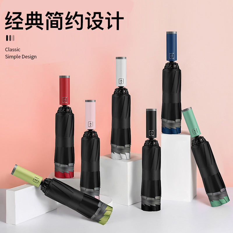 Full-Automatic Tri-Fold Business Advertising Gift Umbrella
