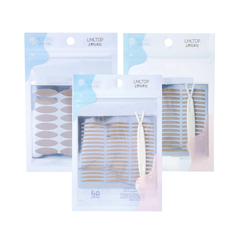 120-Pair Popular Mesh Eyelid Patch | Natural Lace Set