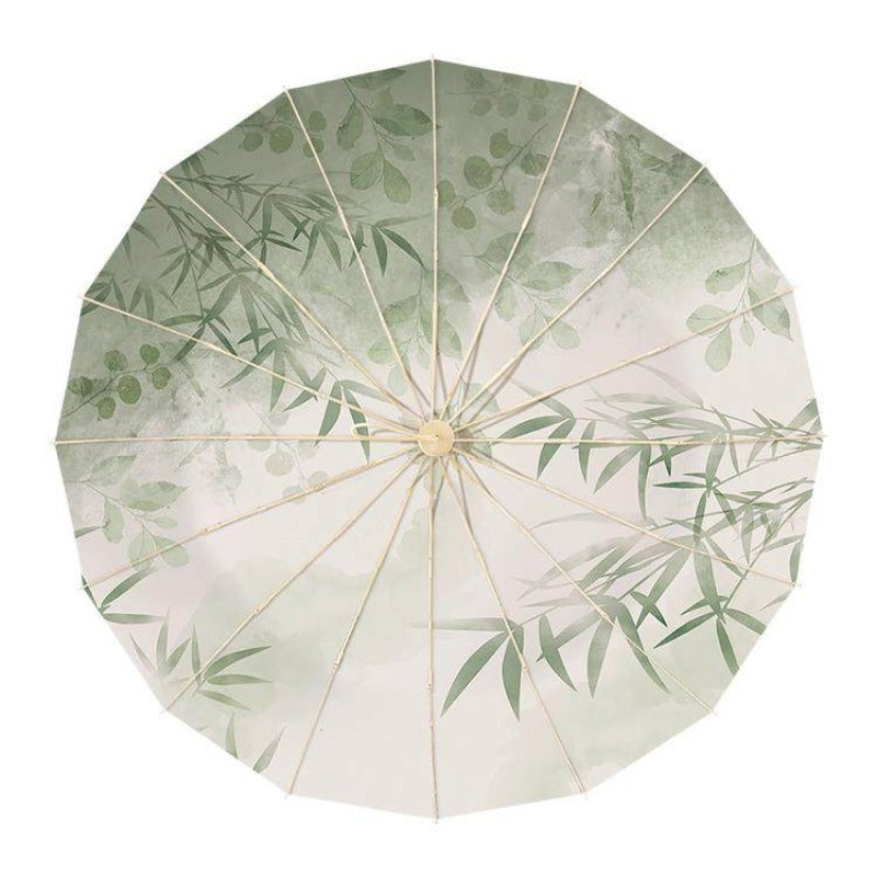 16-Bone Color Glue Light Luxury Extra-Large Double Sun & Rain