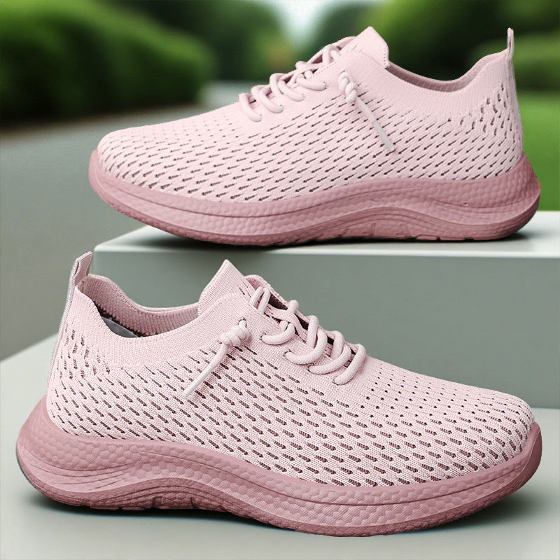Spring New Fly-Knit Soft-Soled Casual Sneakers for Women