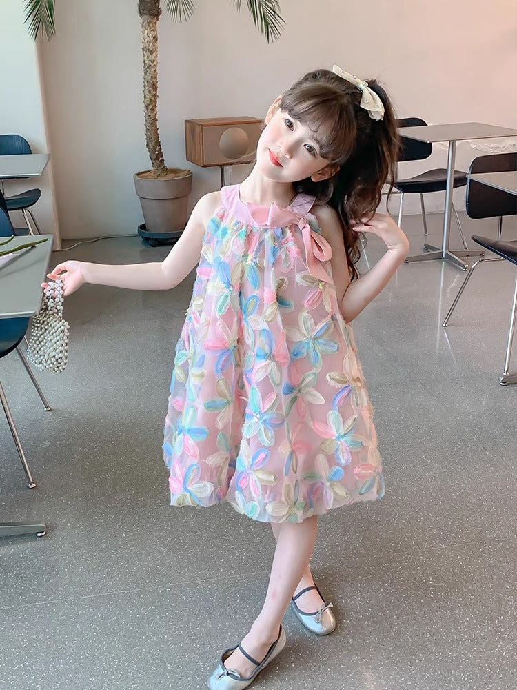 2026 Girls Summer Princess Dress Sleeveless Skirt