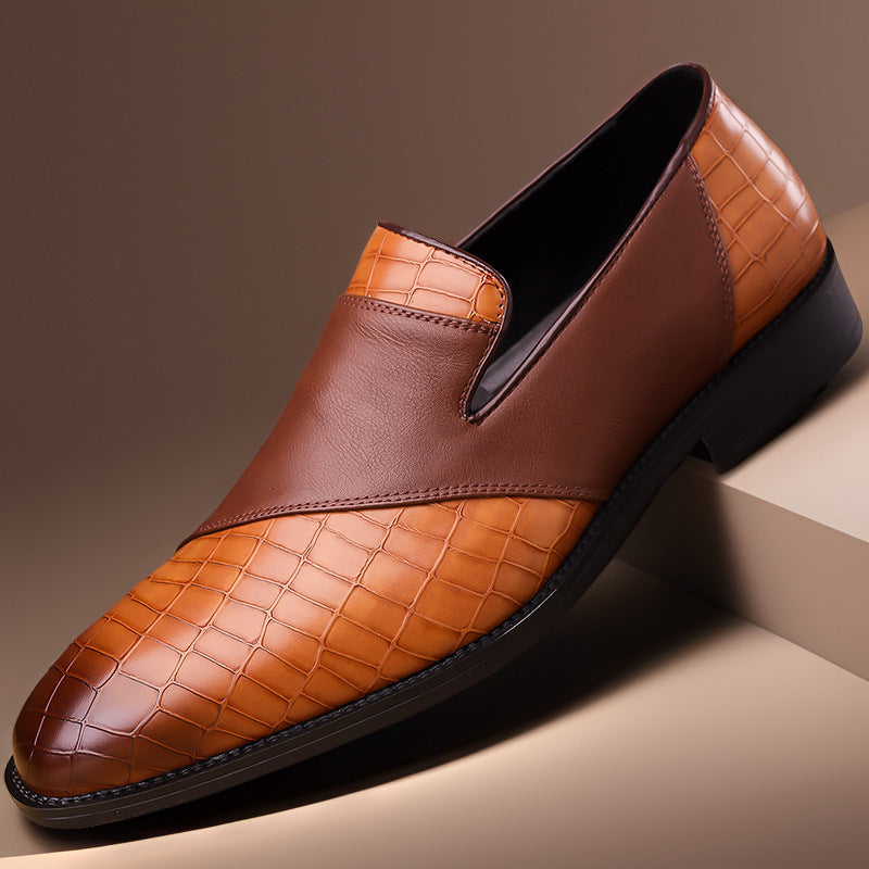 Men’s British Slip-On Casual Leather Shoes