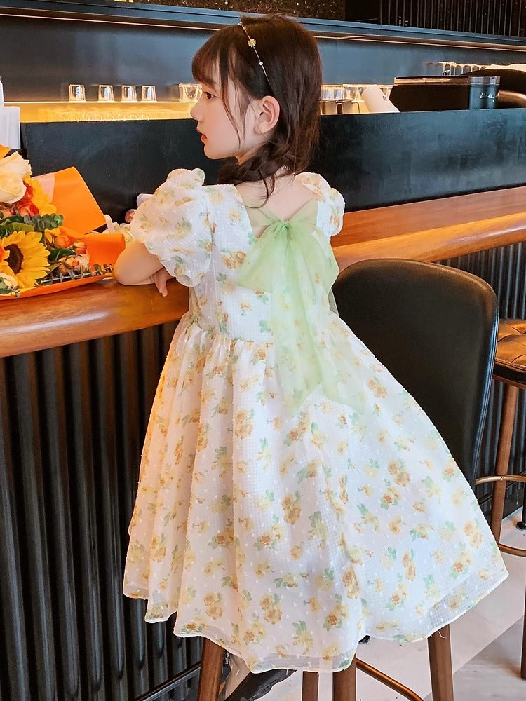 2026 Girls Korean-Style Summer Princess Dress