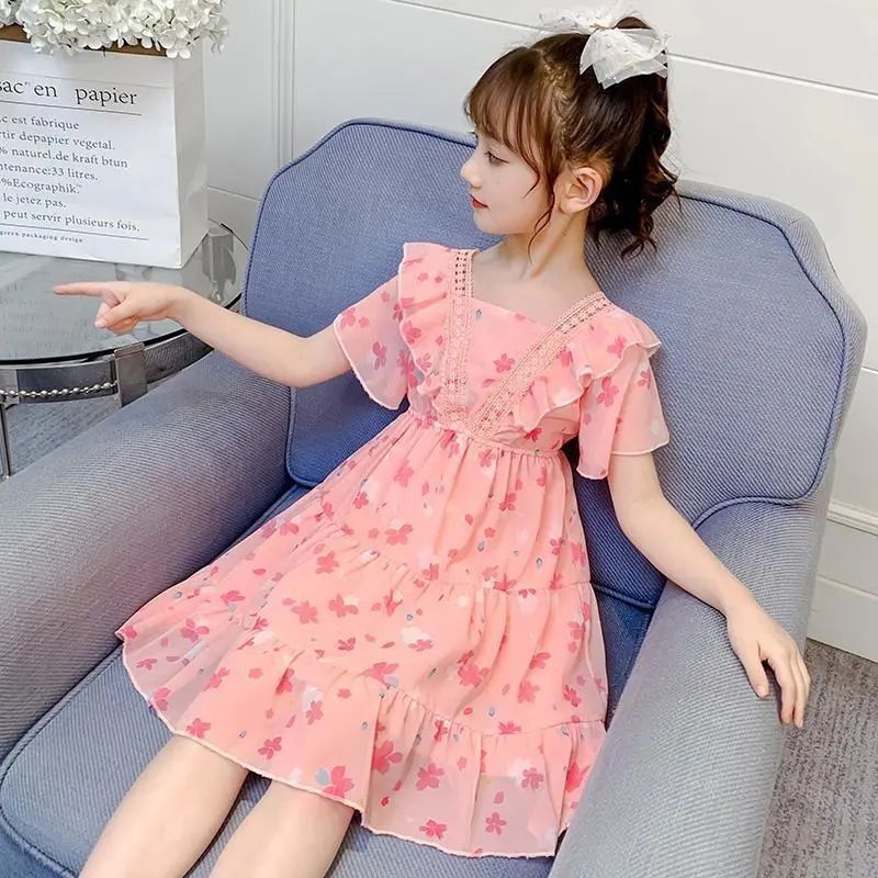 2026 Girls Korean-Style Summer Princess Yarn Skirt