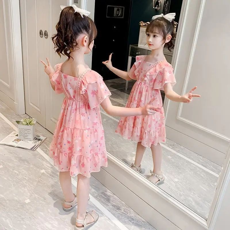 2026 Girls Korean-Style Summer Princess Yarn Skirt
