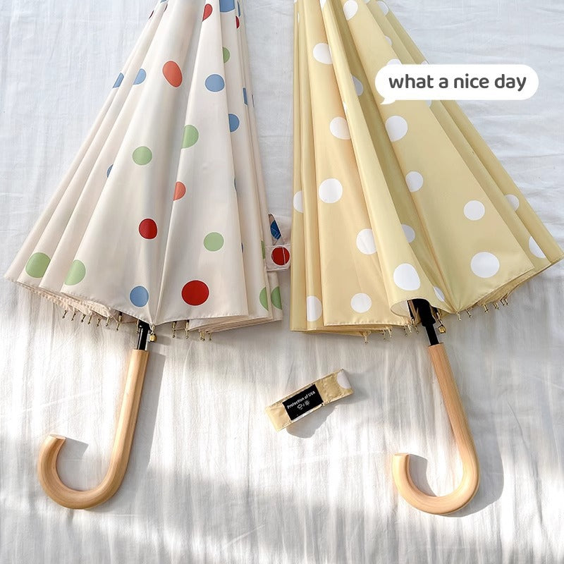 Kids Curved Handle Safety Umbrella