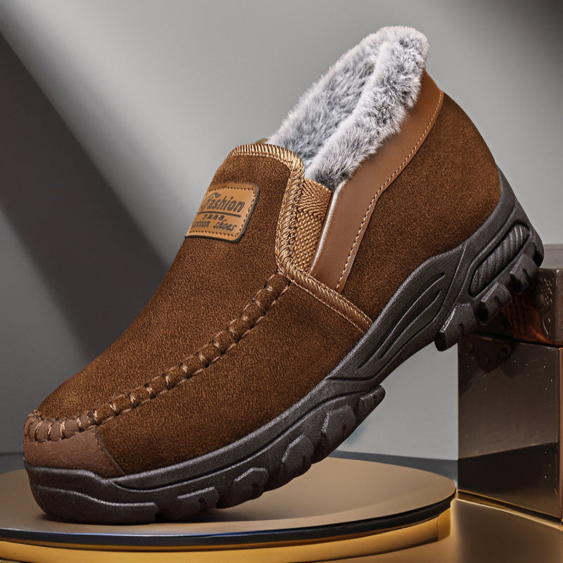 Men’s Old Beijing Warm Cotton Dad Shoes Plus Size