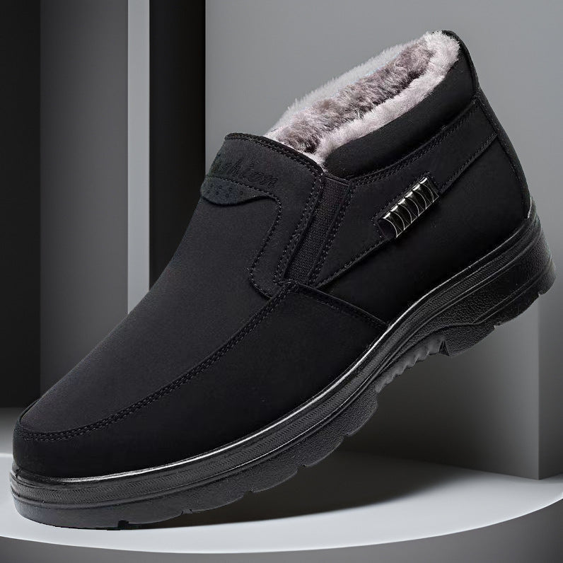 Men’s Waterproof Old Beijing Cotton Winter Shoes