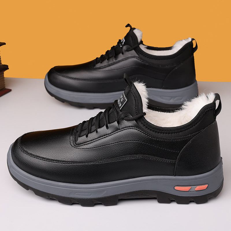 Men’s Waterproof Old Beijing Cotton Winter Shoes