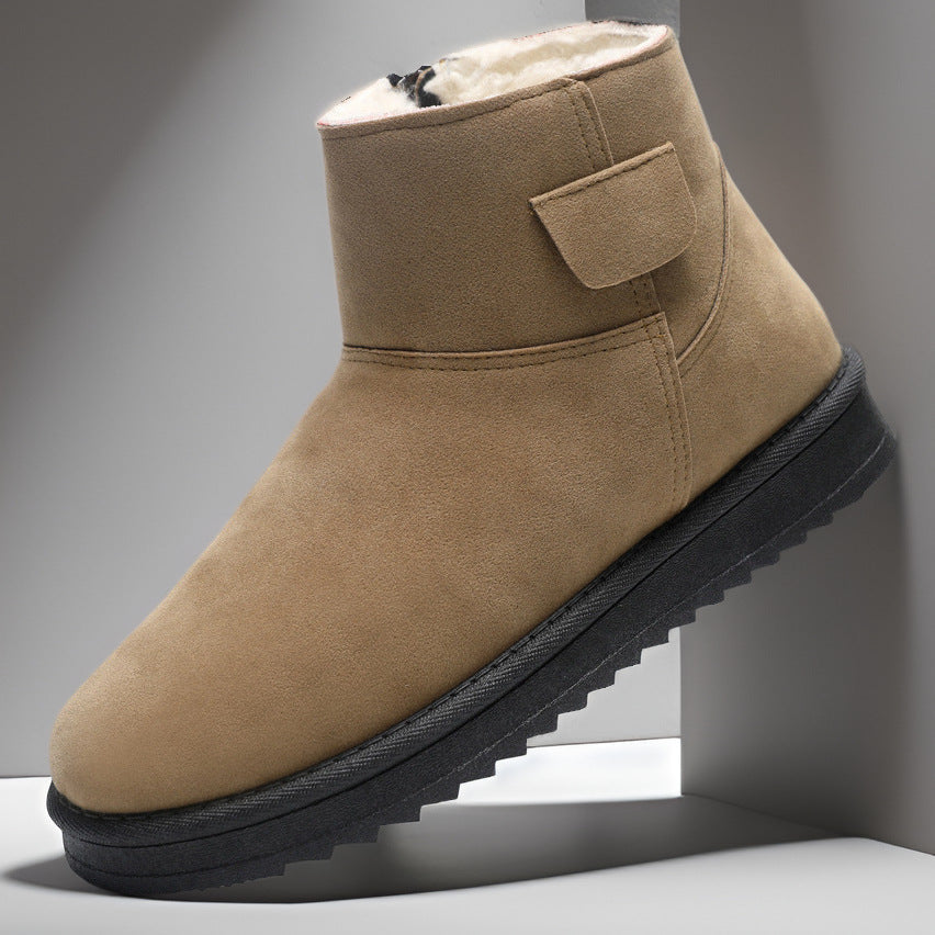 Men’s Waterproof Winter Boots Velvet Warm Shoes