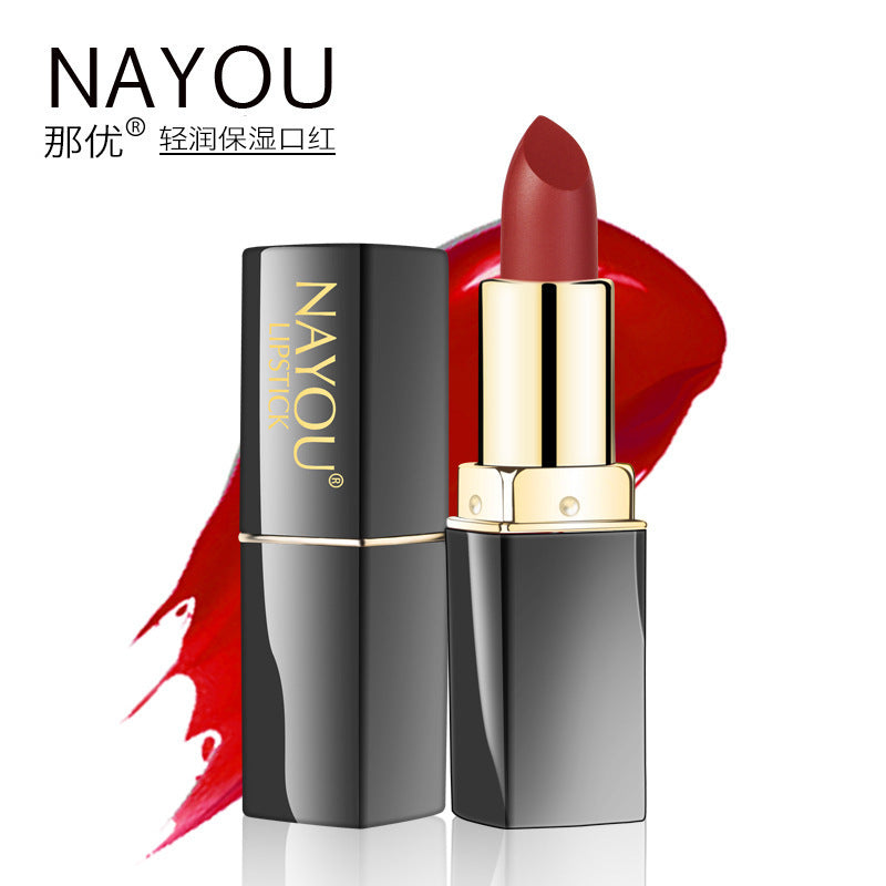 Nayou Genuine Velvet Lipstick: Long-Lasting Moisture & Color
