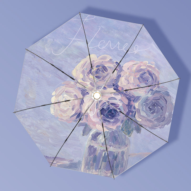 Automatic UV Sun Rain Shield Umbrella