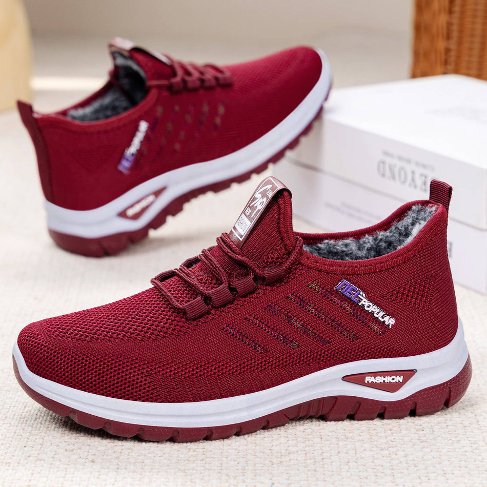 2026 Winter New Plush-Lined Thickened Warm Cotton Boots for Women