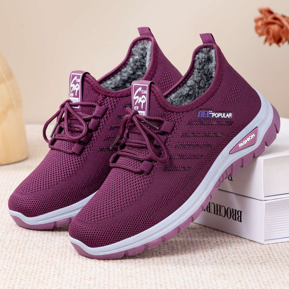 2026 Winter New Plush-Lined Thickened Warm Cotton Boots for Women