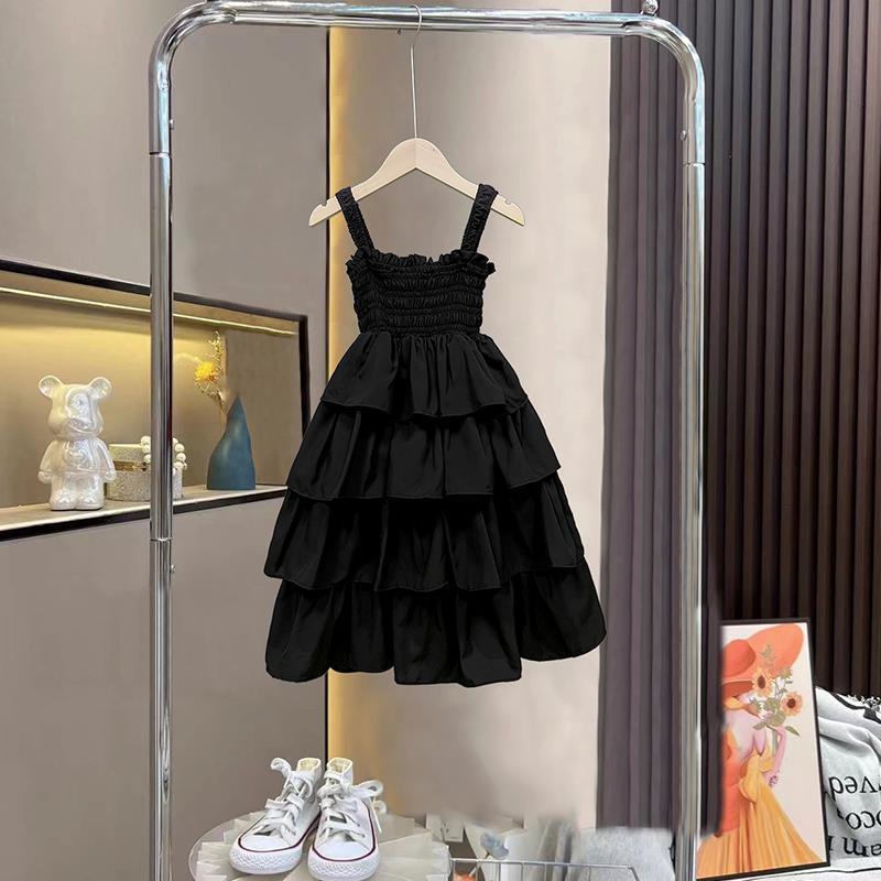2026 Girls Cyber Cake Skirt Summer Princess Dress