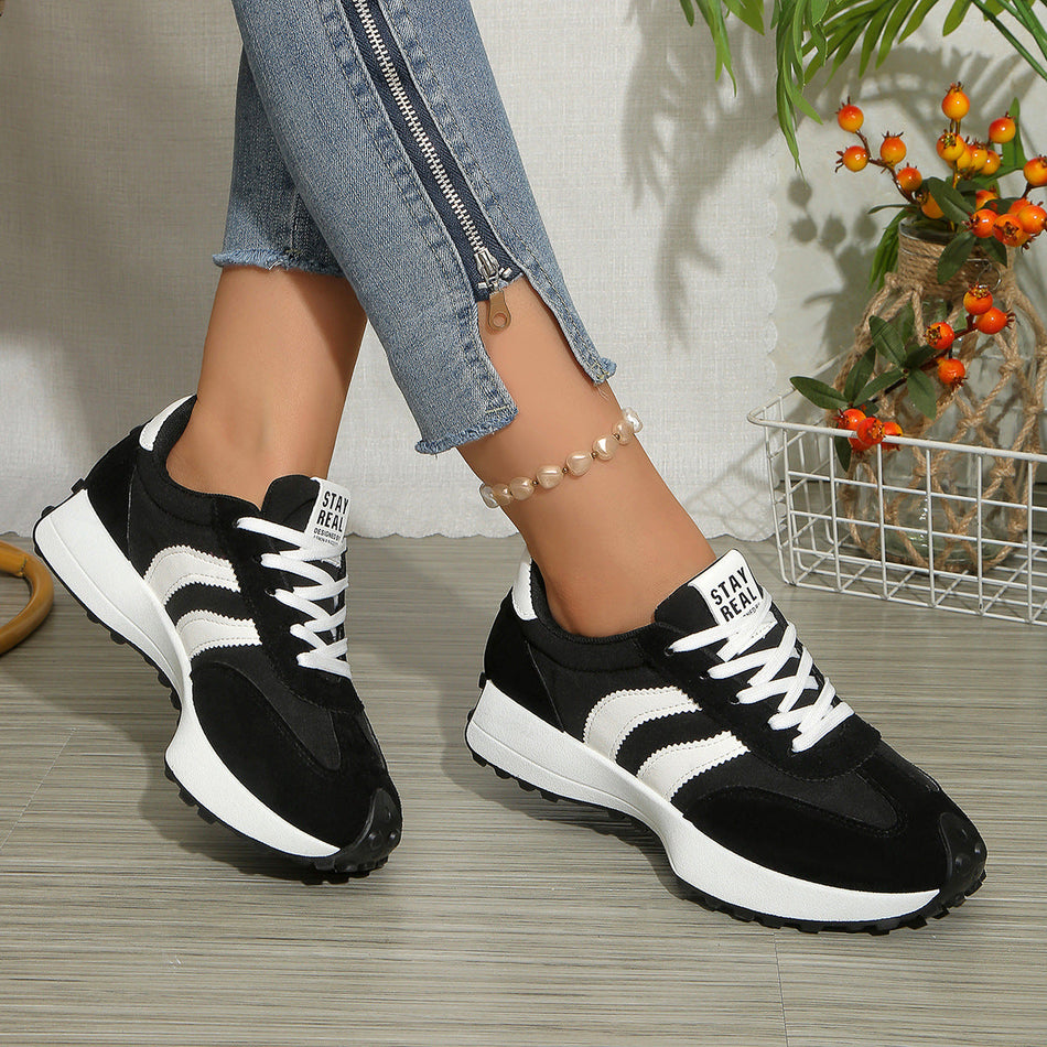 Platform Retro Height Increasing Sneakers