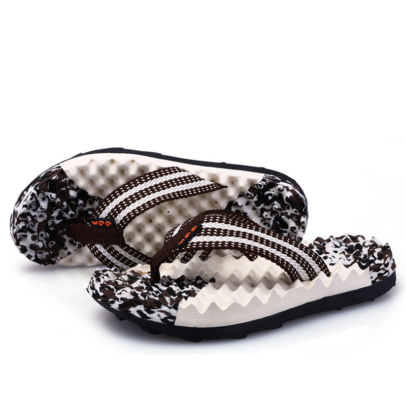 Men’s Thick Sole Massage Flip Flops Sandals