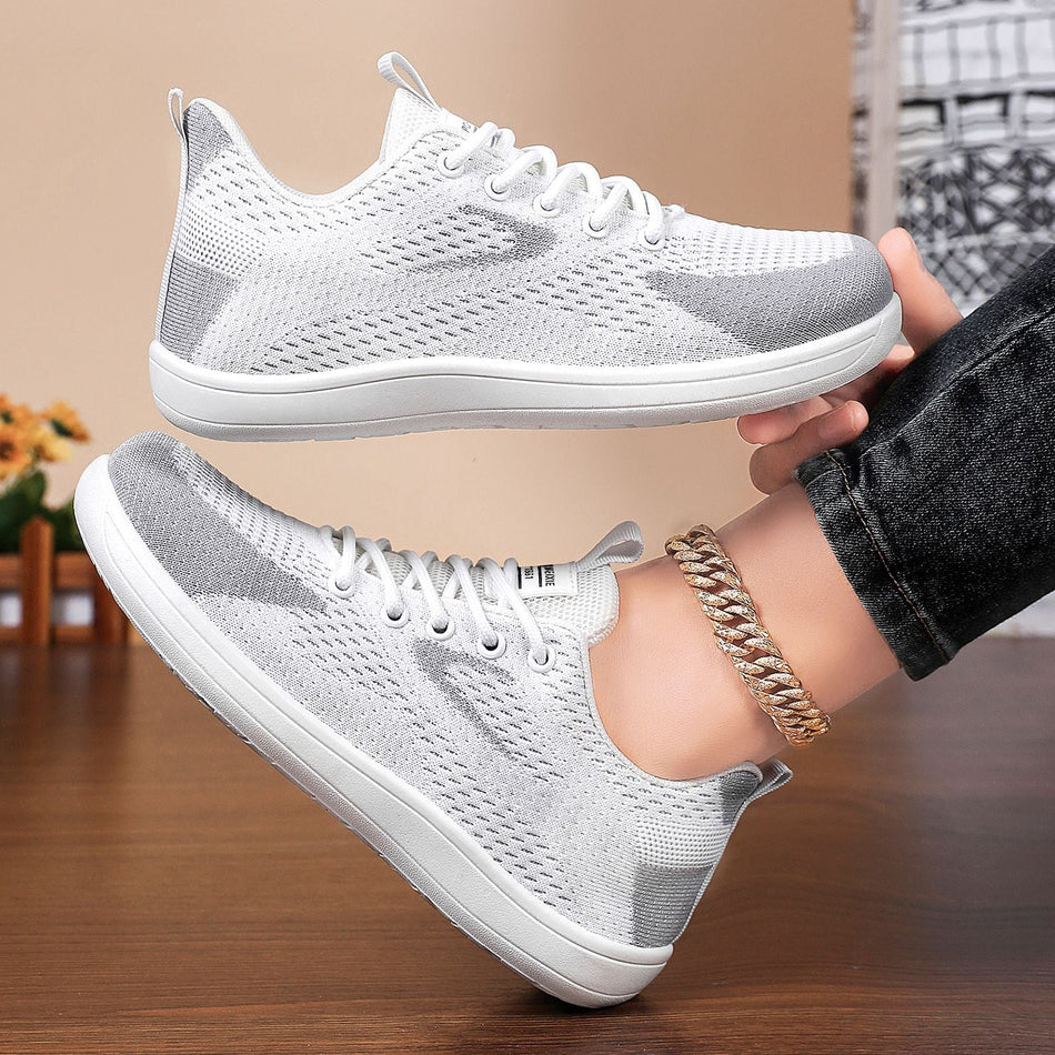 Lace Up Soft Sole Sneakerina Mom Sneakers