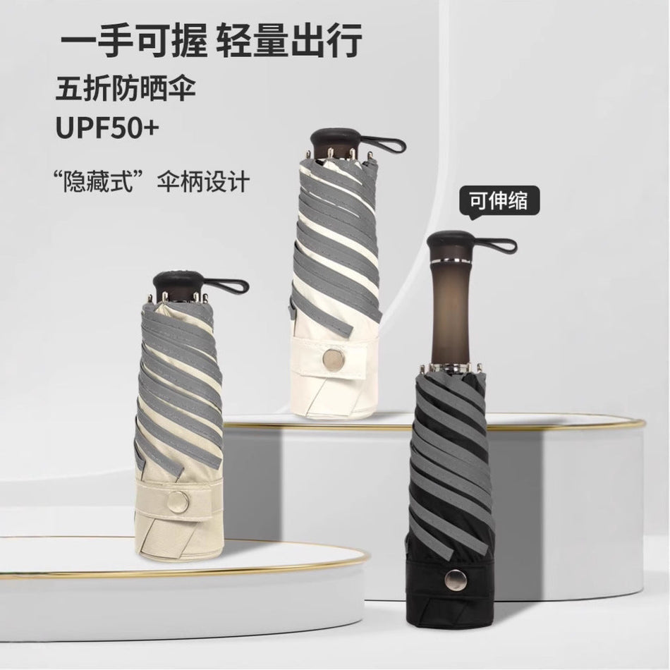Ultra Compact Pocket UV Rain Umbrella