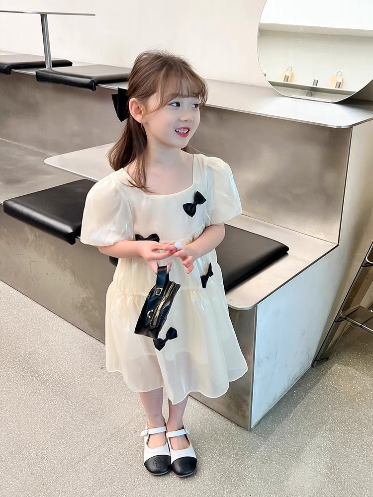 2026 Girls Chiffon Long Summer Princess Dress