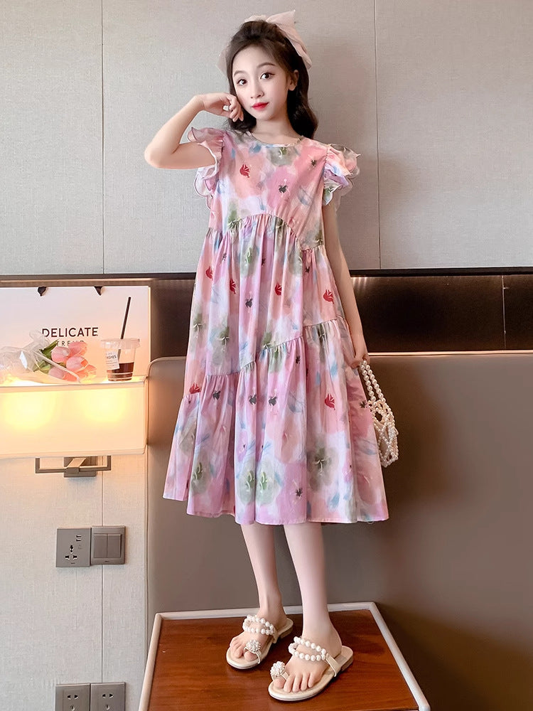 2026 Girls Western-Style Hanfu Swim Princess Dress