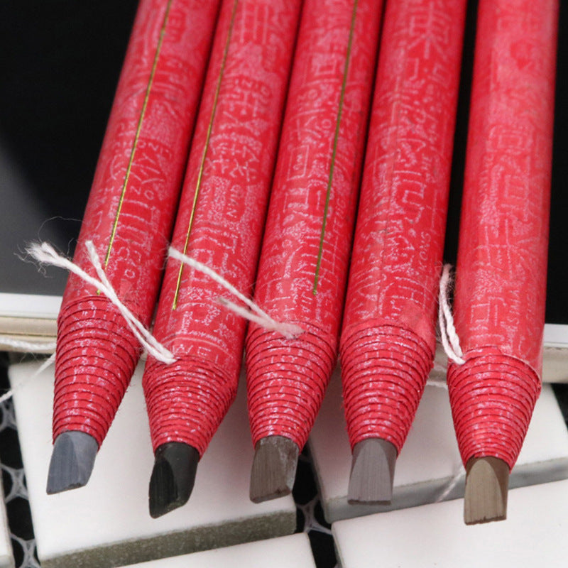 Qishimei Pull-Line Eyebrow Pencil: The Professional "Half-Tattoo"