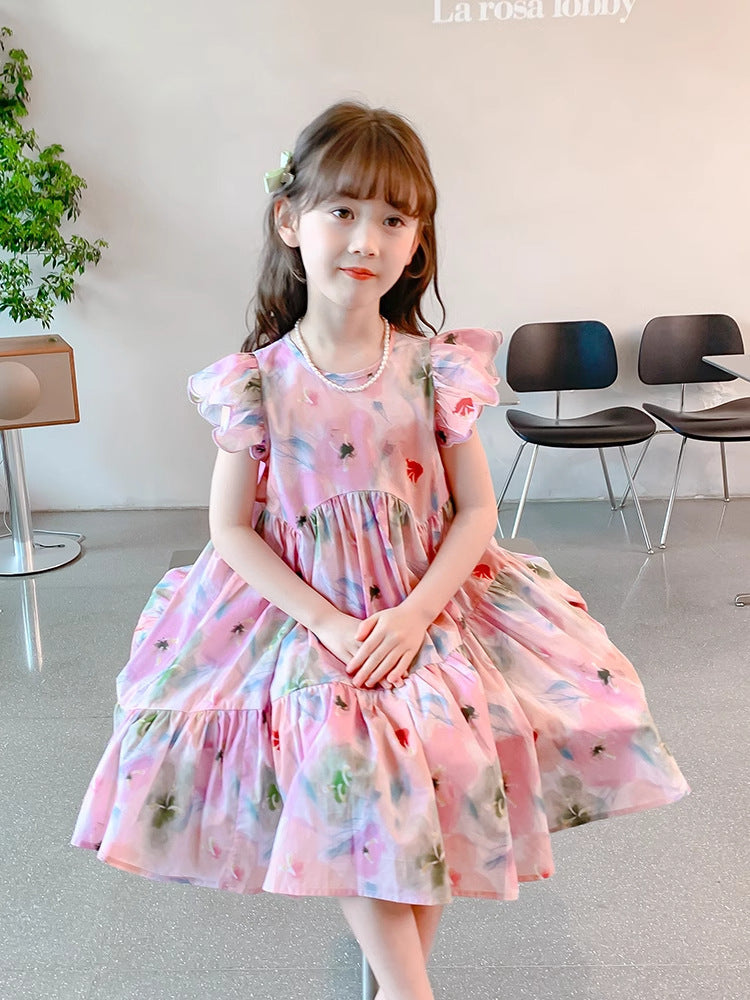 2026 Girls Western-Style Summer Princess Dress