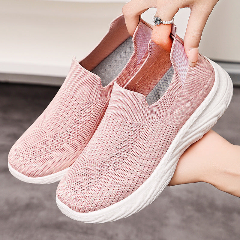 Old Beijing Mesh Walking Shoes | Breathable Soft-Sole Comfort for