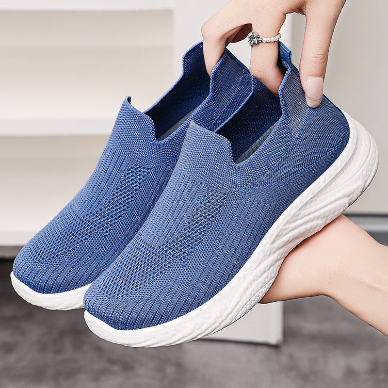 Old Beijing Mesh Walking Shoes | Breathable Soft-Sole Comfort for