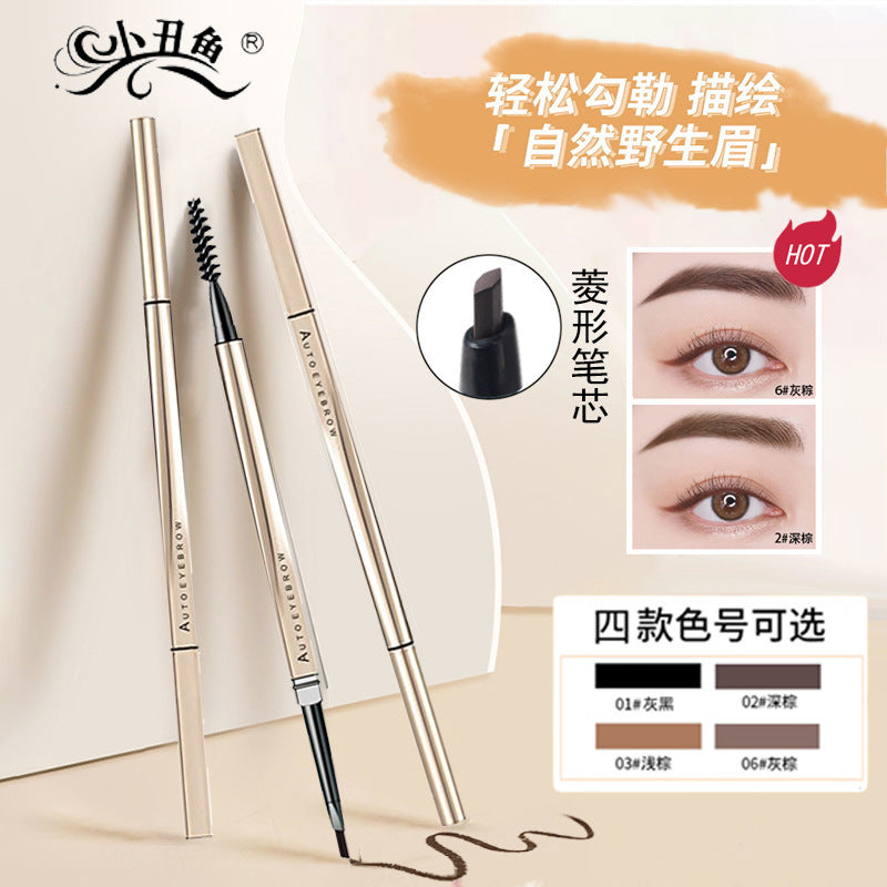 Clownfish Small Gold Chopsticks: The Ultra-Fine 2-in-1 Brow