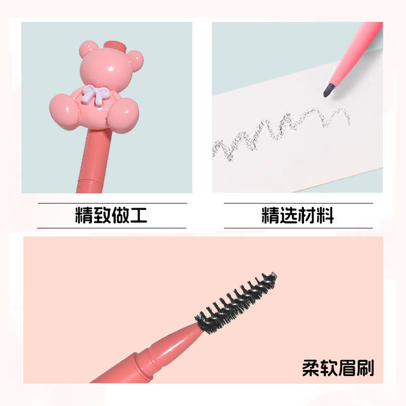 Clownfish Peach Double-Ended Eyebrow Pencil: The Sweet "Peach" 3D