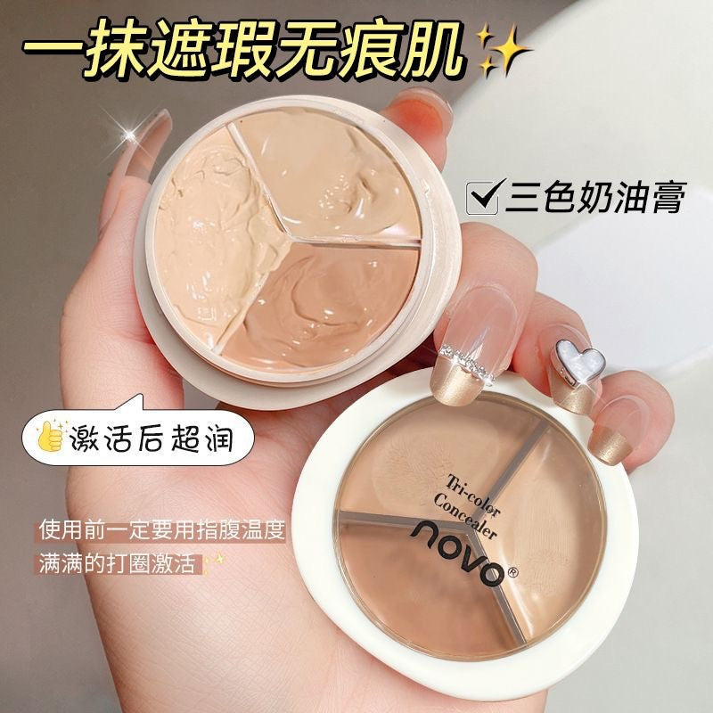 Novo Moisturizing Three-Color Concealer Palette: The "Hydrating