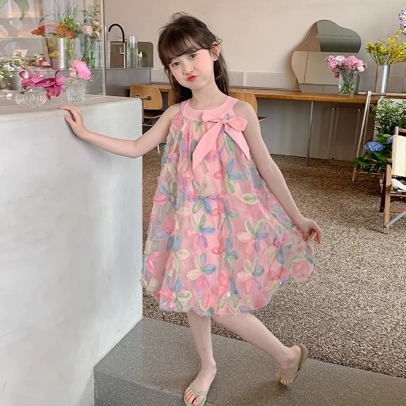 Girls Summer Slip Dress 2026 Seaside Style Dress