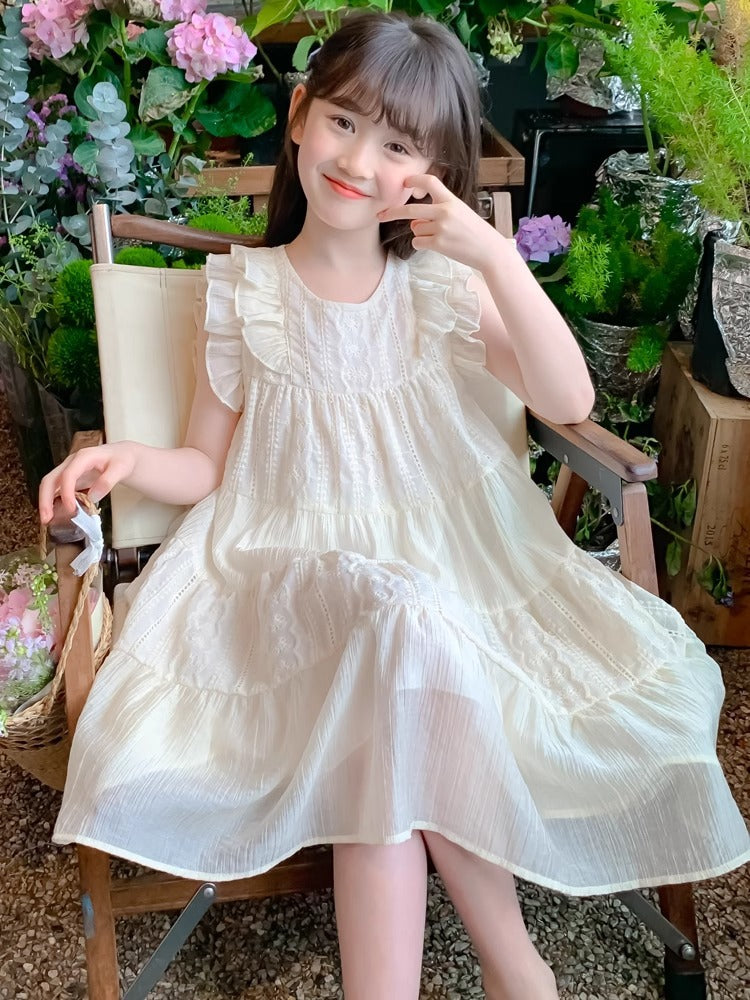 Girls Princess Dress 2026 Summer Vest Style
