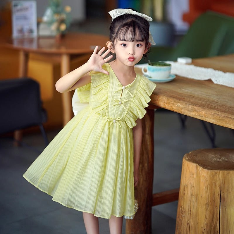 Girls Sweet Princess Skirt 2026 Summer Dress