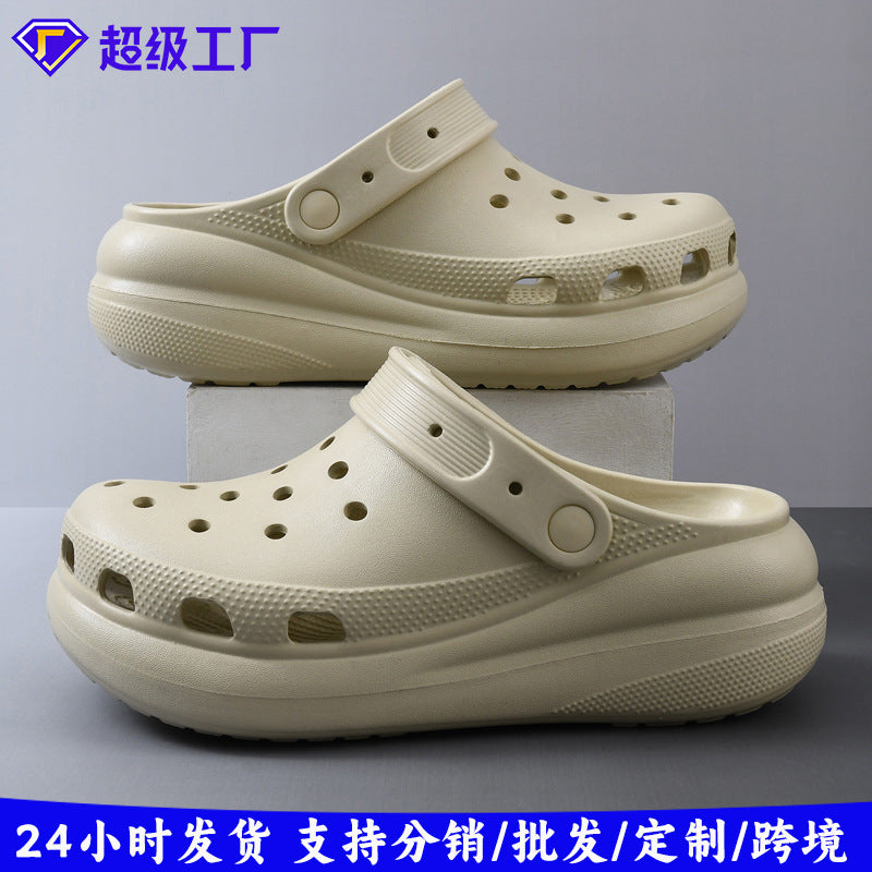 STOCK-Couple Platform Sandals Thick Sole Beach