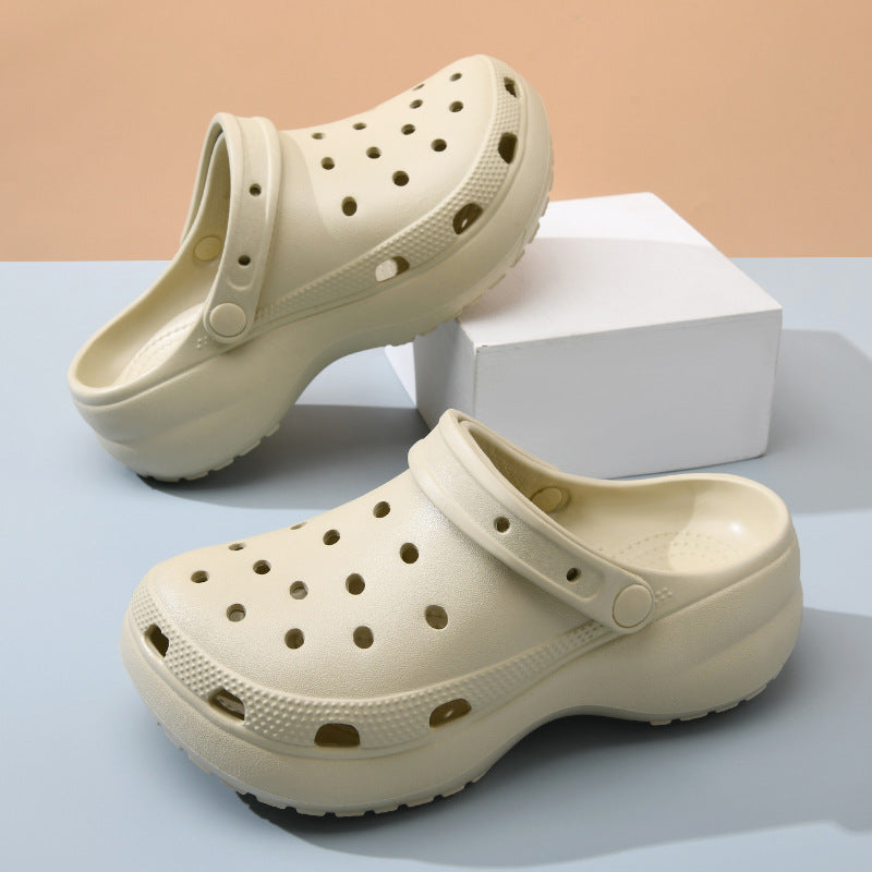 STOCK-Thick Sole Non-Slip Summer Clogs