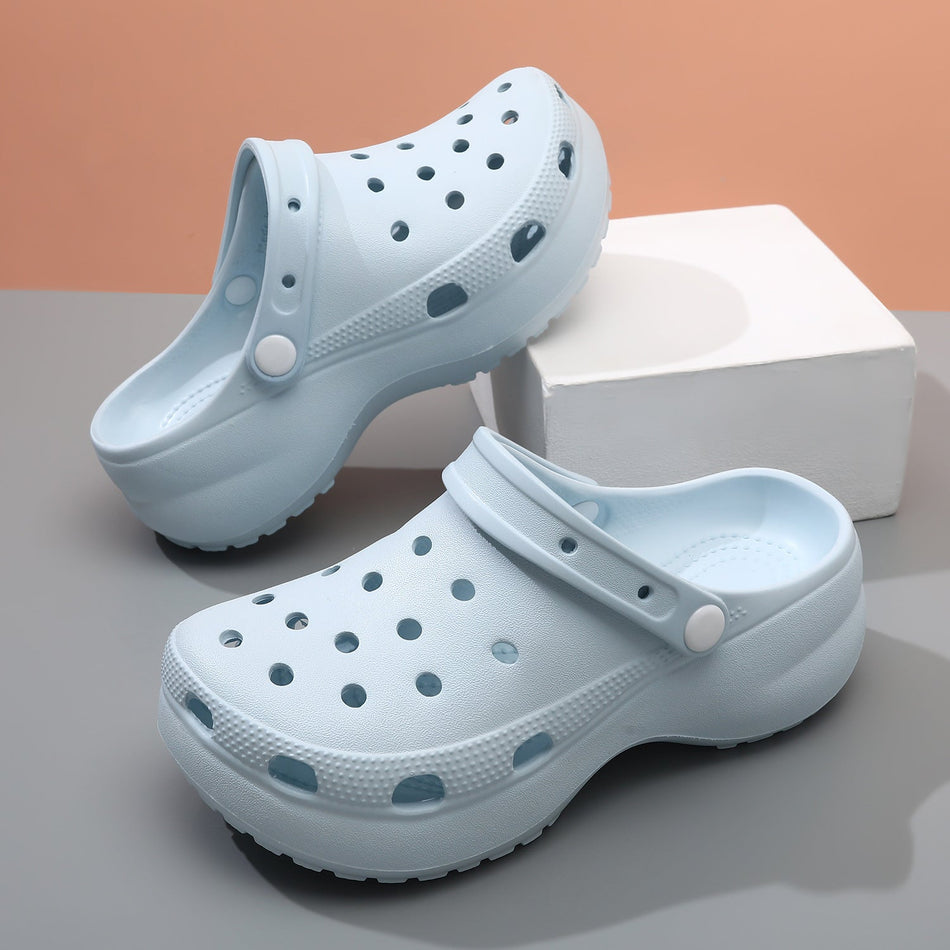 STOCK-Thick Sole Non-Slip Summer Clogs