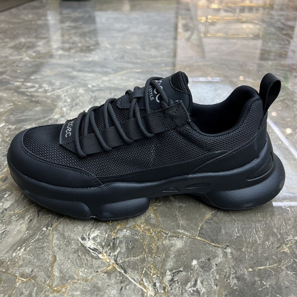 Men’s Korean Platform Mesh Casual Sneakers